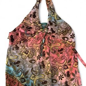 Multicolor Paisley top